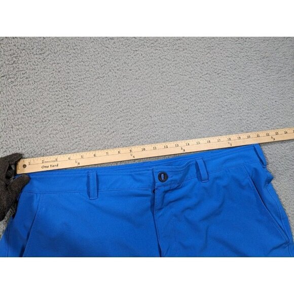 Under Armour Shorts Mens 42 Blue Mantra Fitted Heatgear Fishing Casual Outdoor - Picture 13 of 16